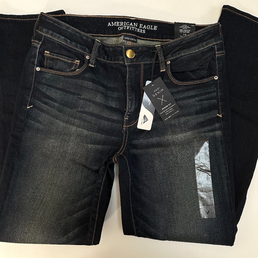 NWT American Eagle Skinny Low Rise Jean - Size 14